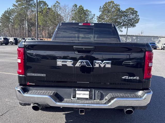 2025 Diamond Black Crystal Pearlcoat Ram 1500 Big Horn 4X4 Truck