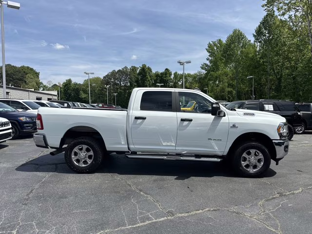 2024 Bright White Clearcoat Ram 2500 Big Horn 4X4 Truck