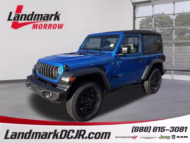 2026 Hydro Blue Pearlcoat Jeep Wrangler Sport 4X4 Convertible