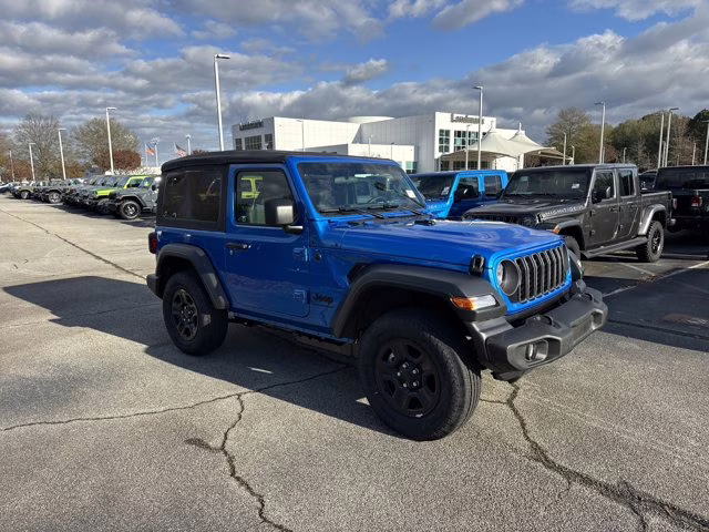 2026 Hydro Blue Pearlcoat Jeep Wrangler Sport 4X4 Convertible