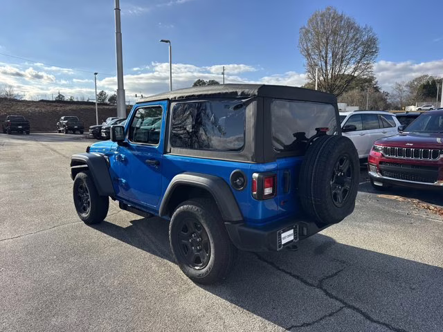 2026 Hydro Blue Pearlcoat Jeep Wrangler Sport 4X4 Convertible