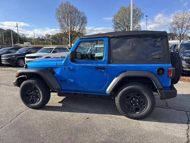 2026 Hydro Blue Pearlcoat Jeep Wrangler Sport 4X4 Convertible