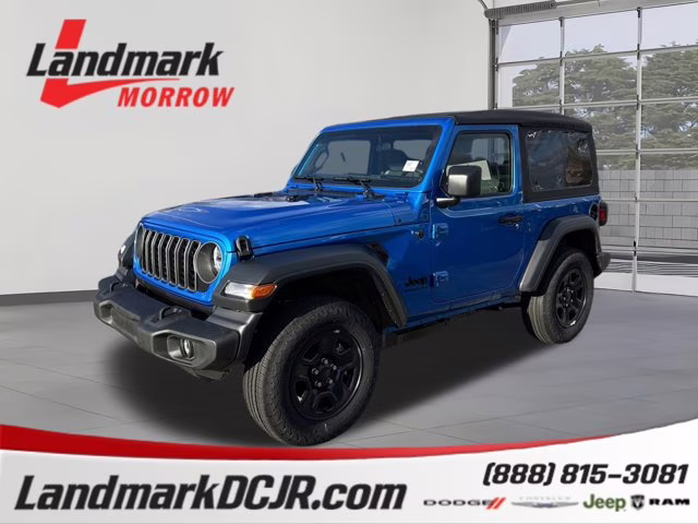2026 Hydro Blue Pearlcoat Jeep Wrangler Sport 4X4 Convertible