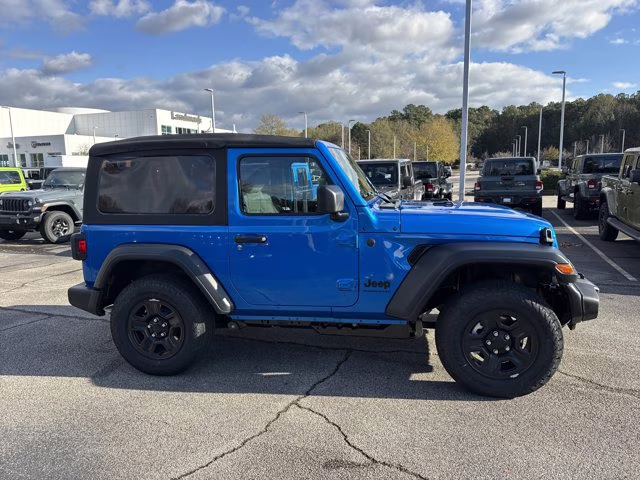 2026 Hydro Blue Pearlcoat Jeep Wrangler Sport 4X4 Convertible