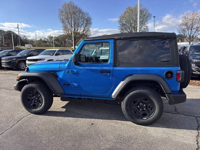 2026 Hydro Blue Pearlcoat Jeep Wrangler Sport 4X4 Convertible