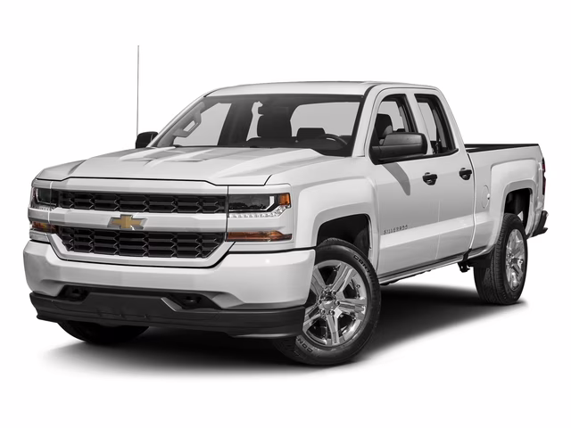 2017 Summit White Chevrolet Silverado 1500 Custom 4X4 Truck