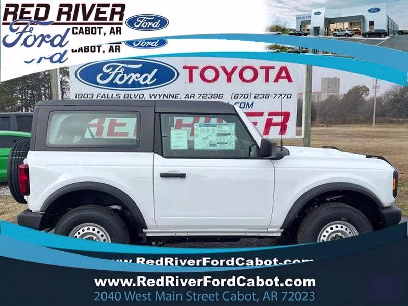 2025 Oxford White Ford Bronco Base 4X4 SUV