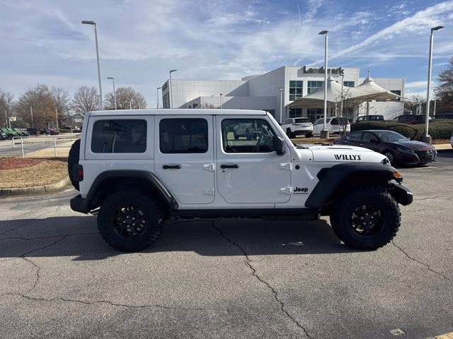 2026 Bright White Clearcoat Jeep Wrangler Willys 4X4 Convertible