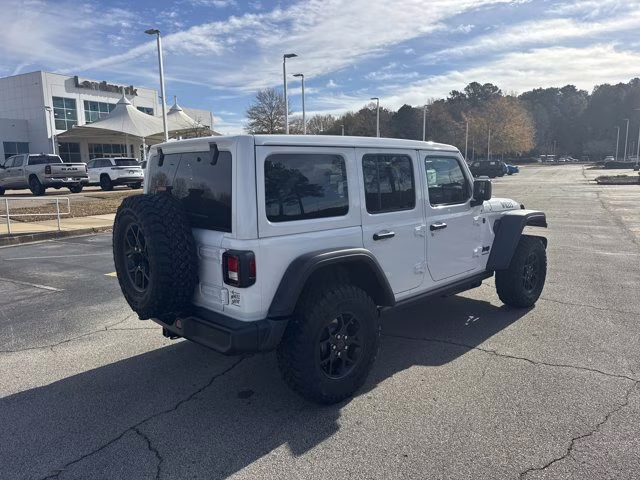 2026 Bright White Clearcoat Jeep Wrangler Willys 4X4 Convertible