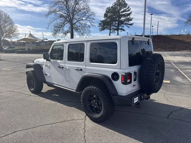 2026 Bright White Clearcoat Jeep Wrangler Willys 4X4 Convertible