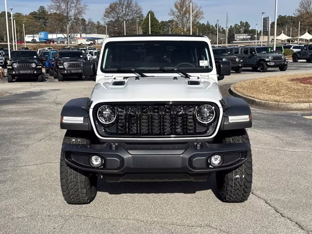 2026 Bright White Clearcoat Jeep Wrangler Willys 4X4 Convertible
