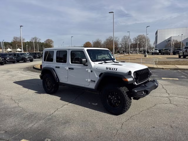 2026 Bright White Clearcoat Jeep Wrangler Willys 4X4 Convertible