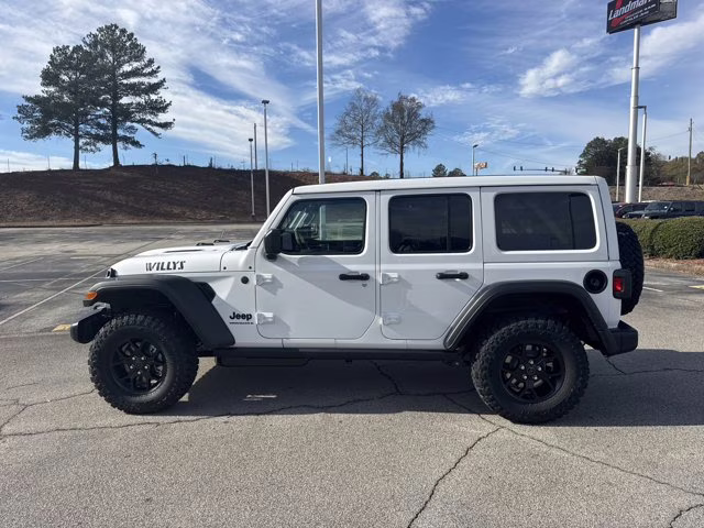 2026 Bright White Clearcoat Jeep Wrangler Willys 4X4 Convertible