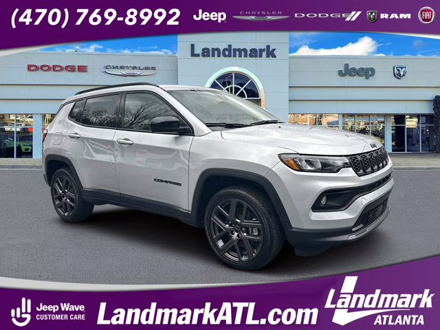 2026 Silver Zynith Metallic Clearcoat Jeep Compass Latitude Altitude 4X4 SUV