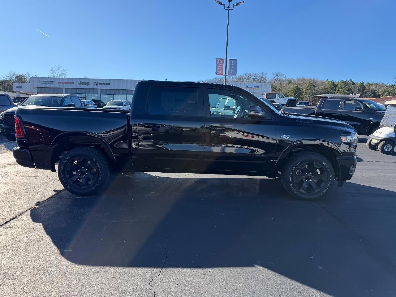 2026 Diamond Black Crystal Pearlcoat Ram 1500 Big Horn/Lone Star 4X4 Truck