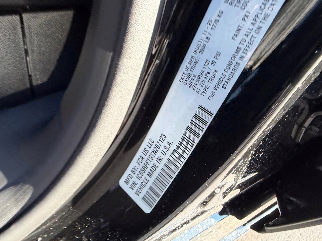 2026 Diamond Black Crystal Pearlcoat Ram 1500 Big Horn/Lone Star 4X4 Truck