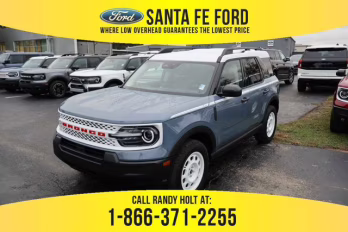 2025 Gray Ford Bronco Sport Heritage 4X4 SUV