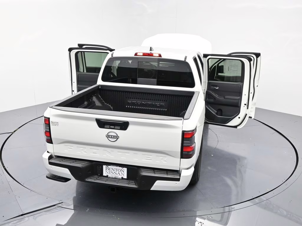 2026 Glacier White Nissan Frontier SV RWD Truck