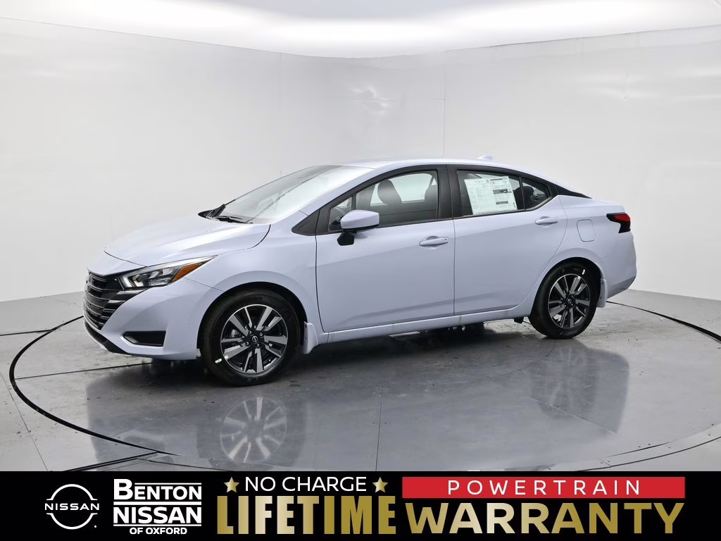 2025 Gray Sky Pearl Nissan Versa 1.6 SV FWD Sedan