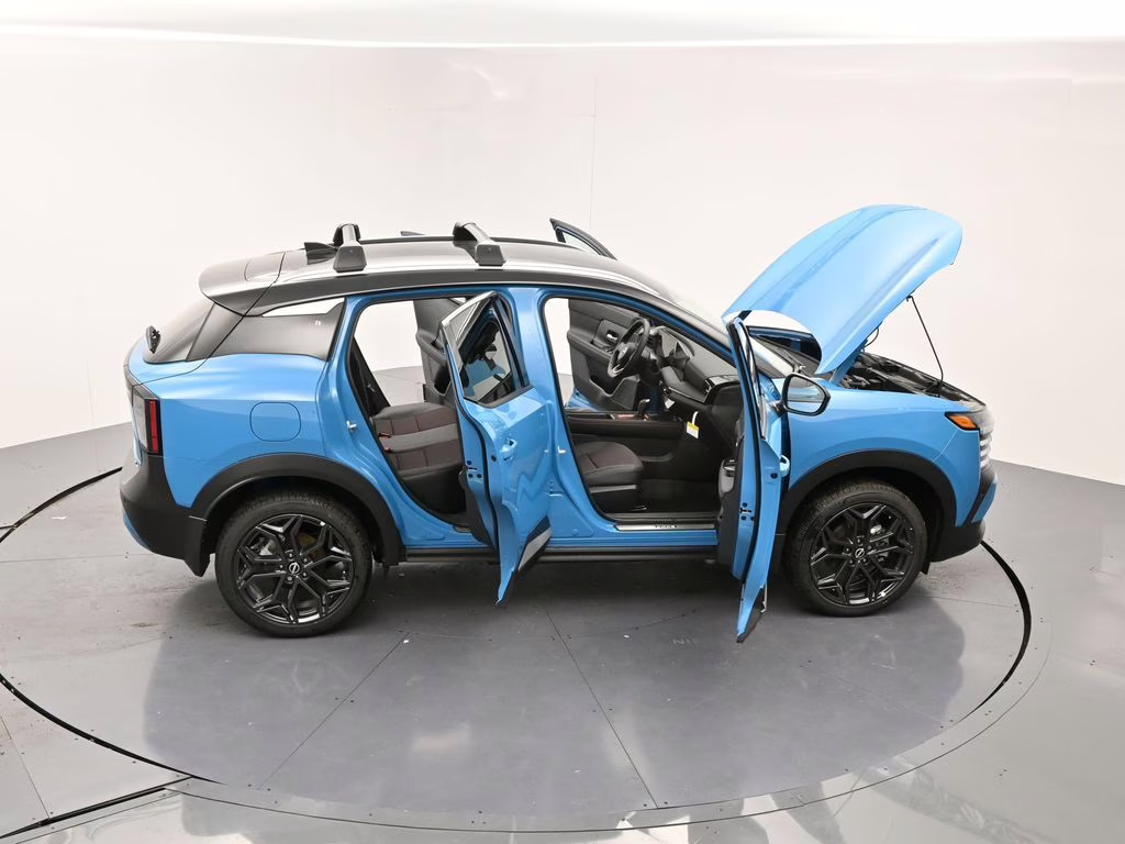2026 Arctic Ice Blue/Black Nissan Kicks SR FWD SUV