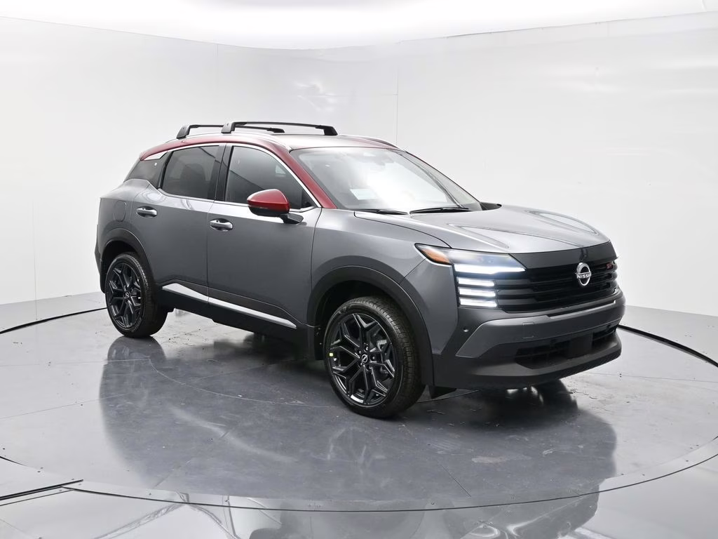 2026 Gun Metallic/Scarlet Ember Tintcoat Nissan Kicks SR FWD SUV