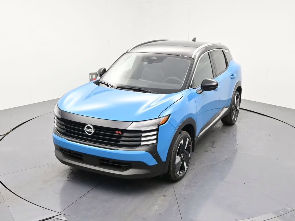 2026 Arctic Ice Blue/Black Nissan Kicks SR FWD SUV