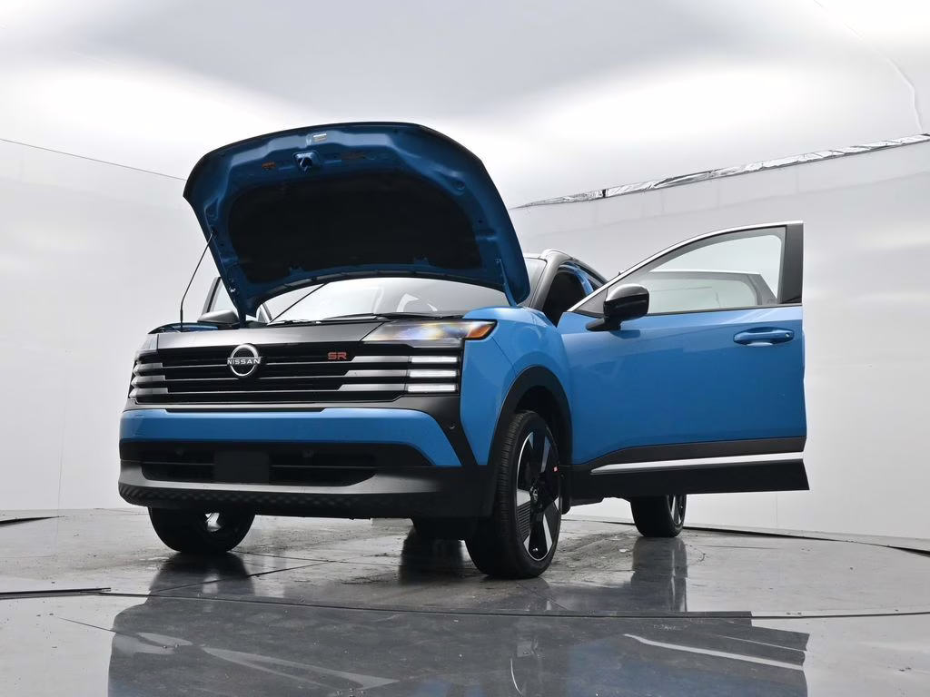 2026 Arctic Ice Blue/Black Nissan Kicks SR FWD SUV