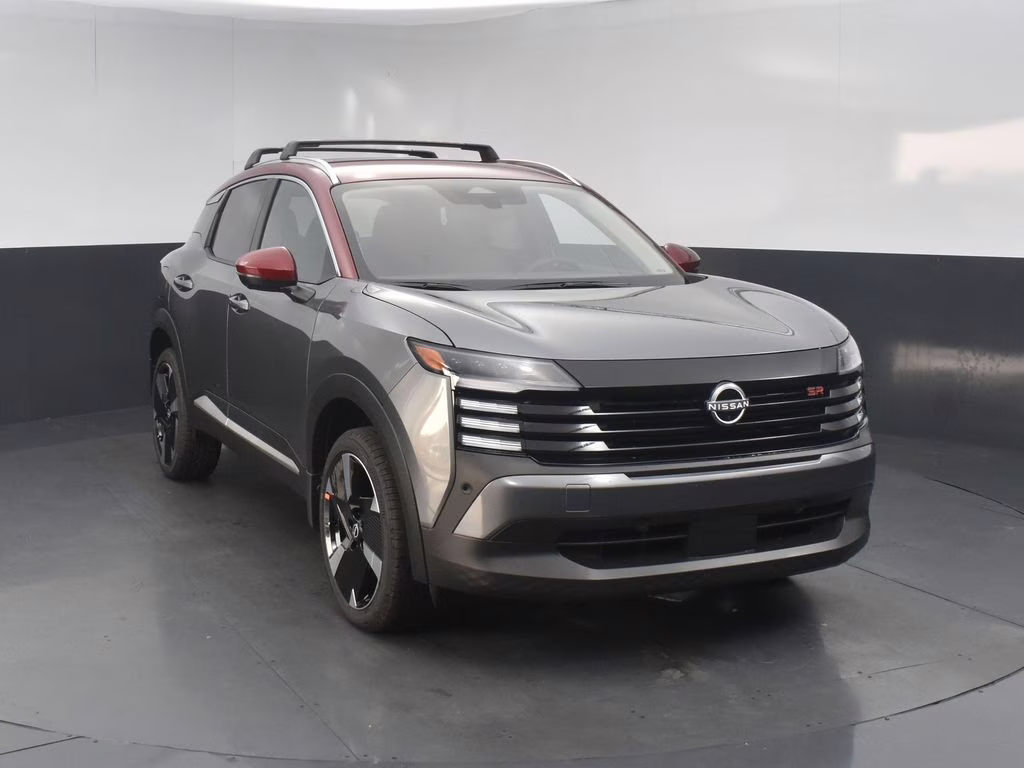 2026 Gun Metallic/Scarlet Ember Tintcoat Nissan Kicks SR FWD SUV