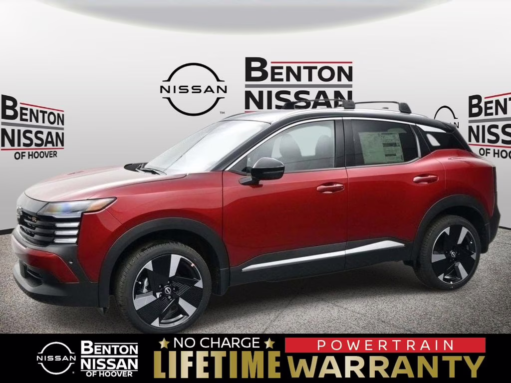 2026 Scarlet Ember/Super Black Nissan Kicks SR FWD SUV