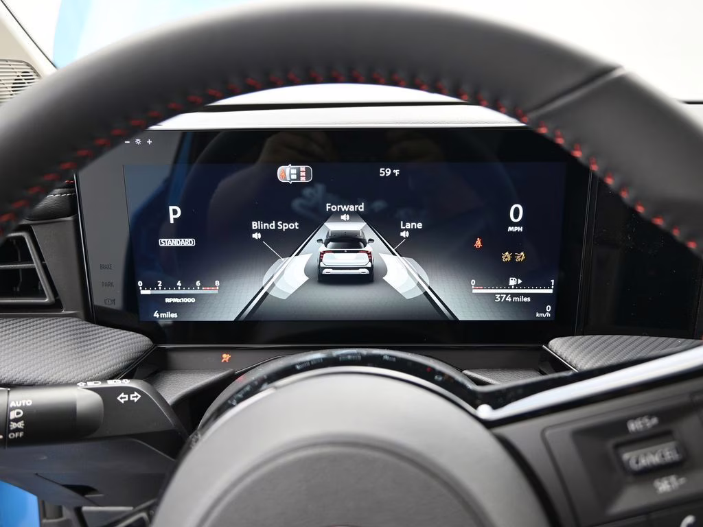 2026 Arctic Ice Blue/Black Nissan Kicks SR FWD SUV