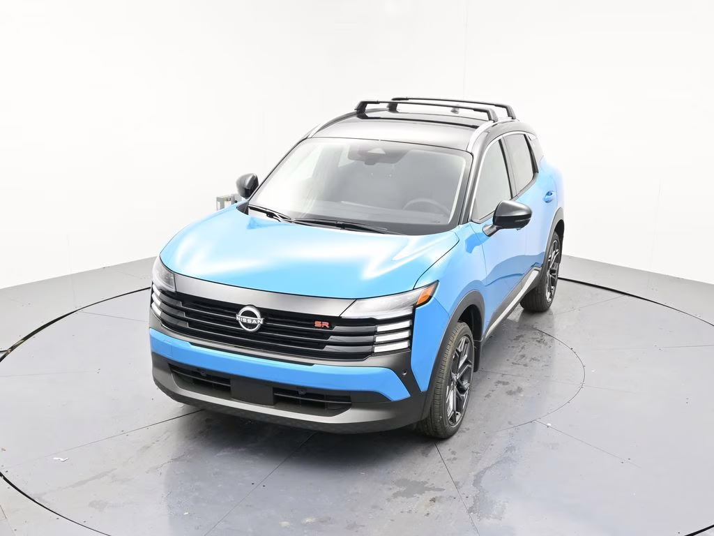 2026 Arctic Ice Blue/Black Nissan Kicks SR FWD SUV