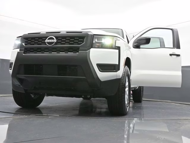 2026 Glacier White Nissan Frontier S RWD Truck