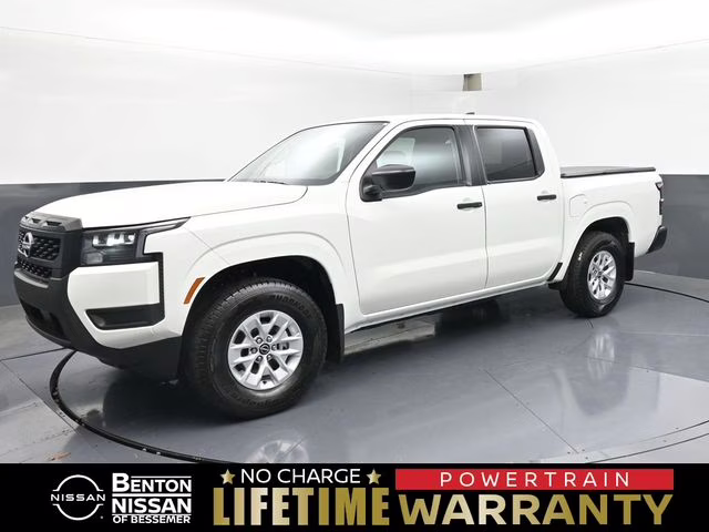 2026 Glacier White Nissan Frontier S RWD Truck