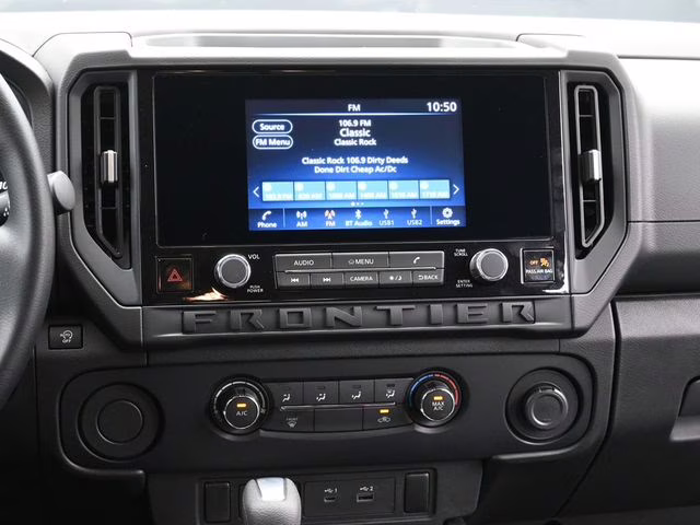 2026 Glacier White Nissan Frontier S RWD Truck