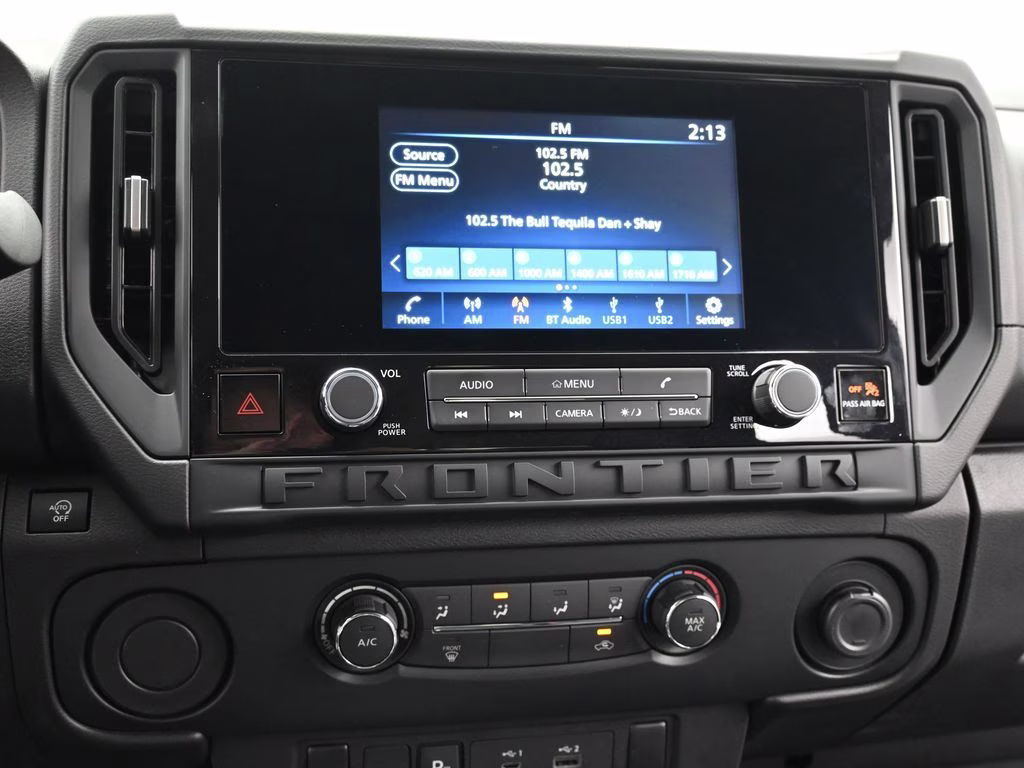 2026 Glacier White Nissan Frontier S RWD Truck
