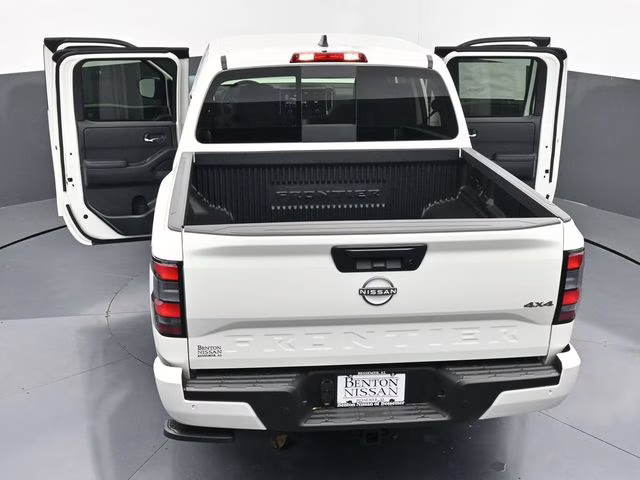 2026 Glacier White Nissan Frontier SV 4X4 Truck
