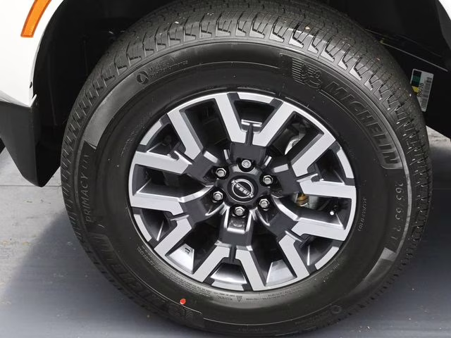 2026 Glacier White Nissan Frontier SV 4X4 Truck