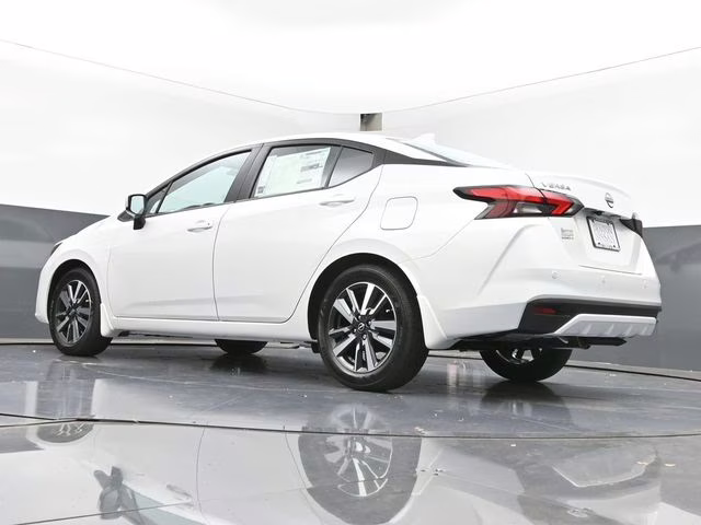 2025 Aspen White Tricoat Nissan Versa 1.6 SV FWD Sedan