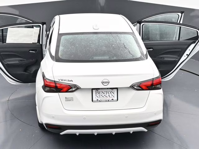 2025 Aspen White Tricoat Nissan Versa 1.6 SV FWD Sedan