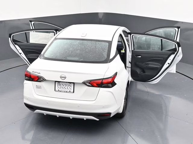 2025 Aspen White Tricoat Nissan Versa 1.6 SV FWD Sedan