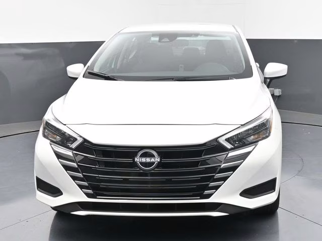 2025 Aspen White Tricoat Nissan Versa 1.6 SV FWD Sedan
