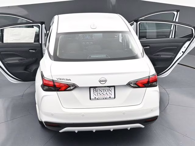 2025 Aspen White Tricoat Nissan Versa 1.6 SV FWD Sedan