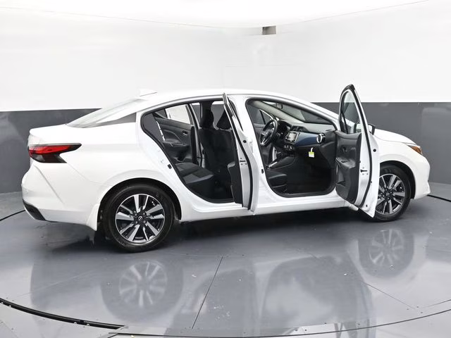 2025 Aspen White Tricoat Nissan Versa 1.6 SV FWD Sedan