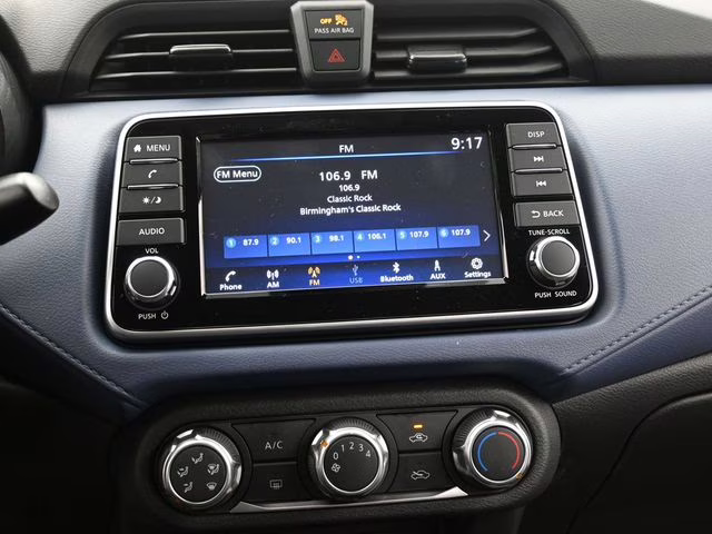 2025 Gun Metallic Nissan Versa 1.6 SV FWD Sedan