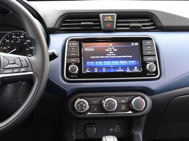 2025 Aspen White Tricoat Nissan Versa 1.6 SV FWD Sedan