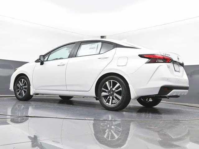 2025 Aspen White Tricoat Nissan Versa 1.6 SV FWD Sedan