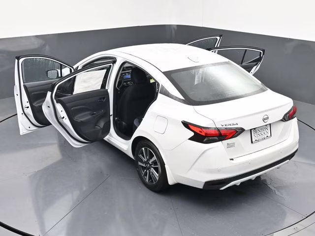 2025 Aspen White Tricoat Nissan Versa 1.6 SV FWD Sedan