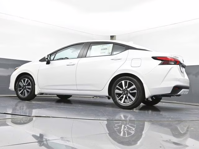 2025 Aspen White Tricoat Nissan Versa 1.6 SV FWD Sedan