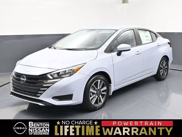 2025 Gray Sky Pearl Nissan Versa 1.6 SV FWD Sedan