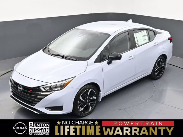 2025 Gray Sky Pearl Nissan Versa 1.6 SR FWD Sedan